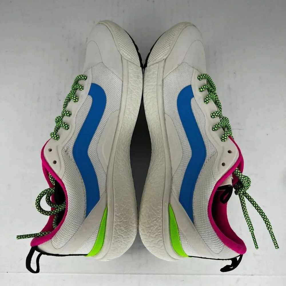 Vans Unisex 721356 Exo Neon White Blue Ultra Range Size M4.5 W6 Running Shoes - Picture 6 of 9